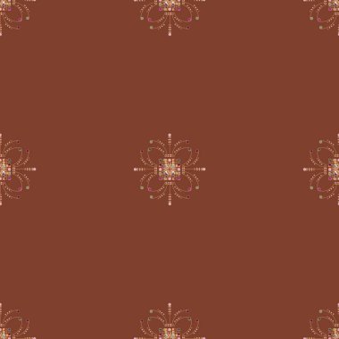 Vintage seamless modeli, vektör çizim 