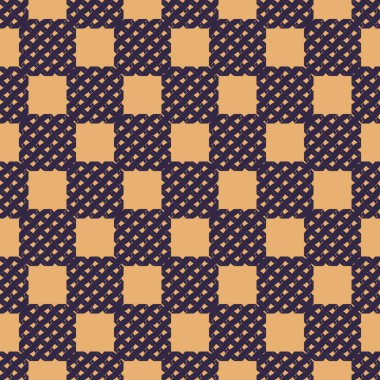 Soyut hasır geometrik seamless modeli. Vektör çizim 