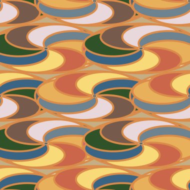 soyut geometrik renk desenli vektör çizimi