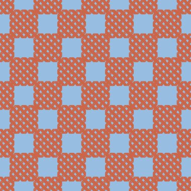 Soyut hasır geometrik seamless modeli. Vektör çizim 