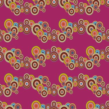 Soyut geometrik renkli seamless modeli daireler, arka plan ile