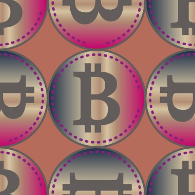 bitcoins parlak parlak pahalı sikkeleri ile Seamless modeli 
