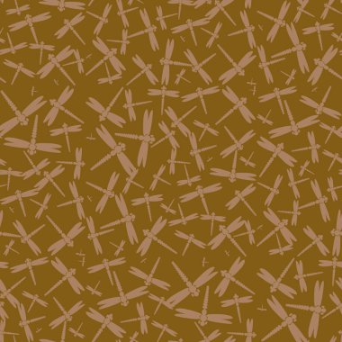 Dekoratif renkli seamless modeli ile şirin yusufçuk