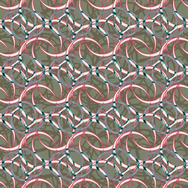 Soyut geometrik renkli seamless modeli, arka plan