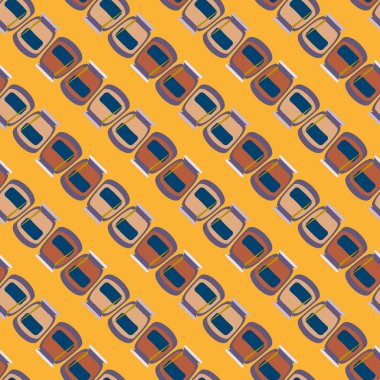 Kavanoz ile rustik ev konserve yeni dikişsiz desen arka planı için.