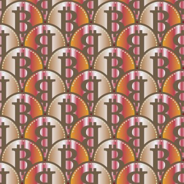 bitcoins parlak parlak pahalı sikkeleri ile Seamless modeli 