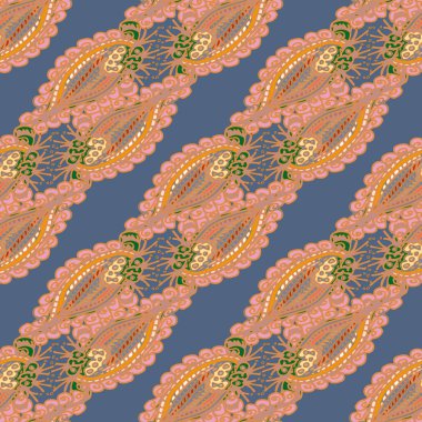 Soyut Dikişsiz renkli desen, vektör çizim