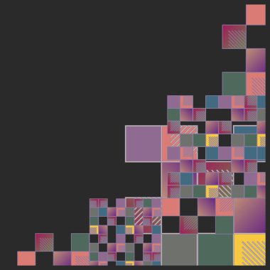 soyut geometrik renksiz desen