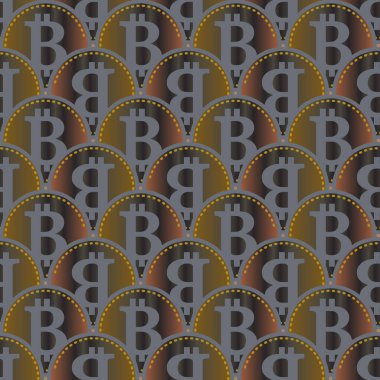 bitcoins parlak parlak pahalı sikkeleri ile Seamless modeli 