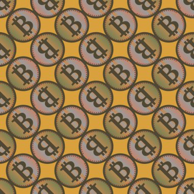 bitcoins parlak parlak pahalı sikkeleri ile Seamless modeli 