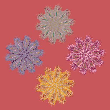 Stil zentangle yeni simetrik mandala doodle ile sanat esin kaynağı oldu. Duvar kağıdı, desen dolgularını, web sayfaları, yüzey dokuları için dekoratif nesne-ebilmek var olmak kullanılmış.