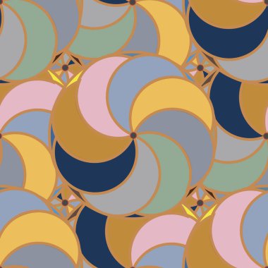 soyut geometrik renk desenli vektör çizimi