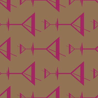 Tropik kokteyller renkli seamless modeli