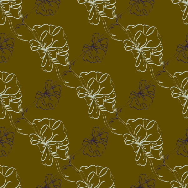 Çok renkli yay ve kurdeleler parlak seamless modeli.