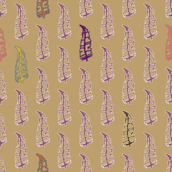 Tüyler, vektör çizim ile zemin 