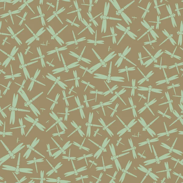 Dekoratif renkli seamless modeli ile şirin yusufçuk