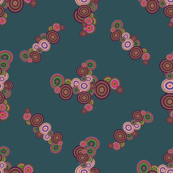 Soyut geometrik renkli seamless modeli daireler ile