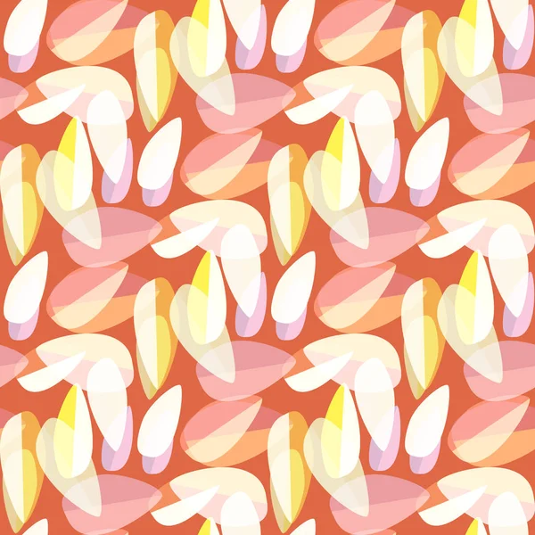 Parlak arka plan Dikişsiz desen çok renkli yapraklarda.