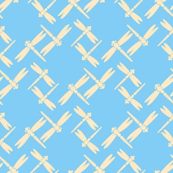 Dekoratif renkli seamless modeli ile şirin yusufçuk