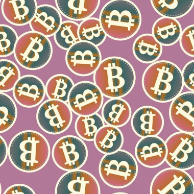 bitcoins parlak parlak pahalı sikkeleri ile Seamless modeli 