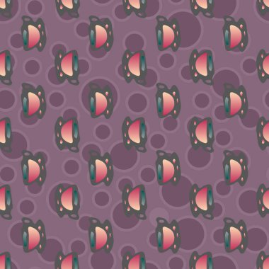 Bardak kahve veya çay arka plan seamless modeli üzerinde noktalı.