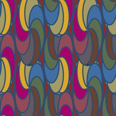 soyut geometrik renk desenli vektör çizimi