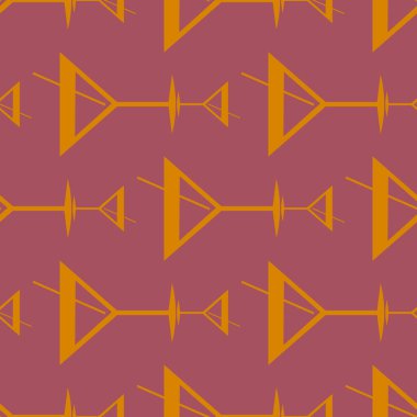 Tropik kokteyller renkli seamless modeli