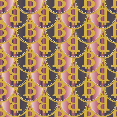 bitcoins parlak parlak pahalı sikkeleri ile Seamless modeli 