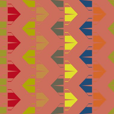 çizgi film kamp çadırları ile renk seamless modeli