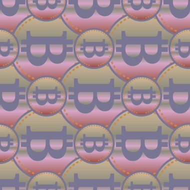 bitcoins parlak parlak pahalı sikkeleri ile Seamless modeli 