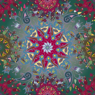 Arkaplan için soyut geometrik renkli desen. vektör illüstrasyonu 