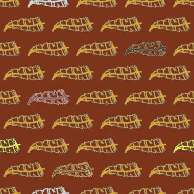 Tüyler, vektör çizim ile zemin 