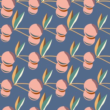 kiraz seamless modeli. Tekstil Ambalaj ve duvar kağıtları için iyi.