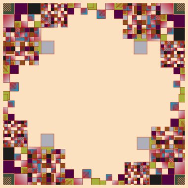 soyut geometrik renksiz desen