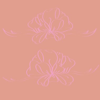 Set çekilmiş yay izole el renk arka plan üzerinde.