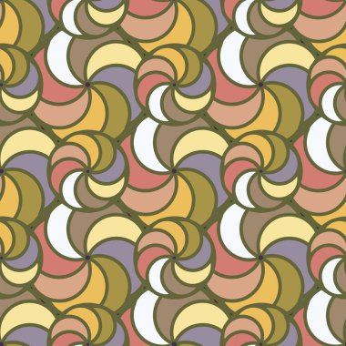 soyut geometrik renk desenli vektör çizimi