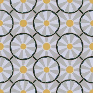 soyut geometrik renk desenli vektör çizimi