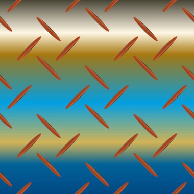 Metal ızgara Dikişsiz desen vektör çizim.