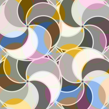 soyut geometrik renk desenli vektör çizimi