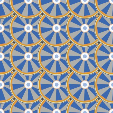 soyut geometrik renk desenli vektör çizimi