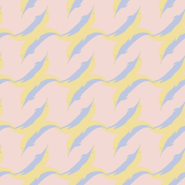 Yunuslar su altında çizim arka planı için bir sürü ile sorunsuz doku