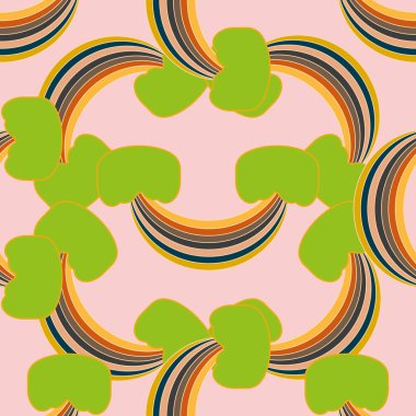 Gökkuşağı seamless modeli. Gökkuşağı Dizayn Tekstil, iç tasarım, keten, vb için. Şirin soyut çocuklar arka plan.