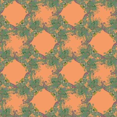 Soyut seamless modeli el yapımı doodle ile yeni tasarım çalışmaları için