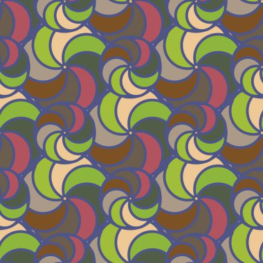 soyut geometrik renk desenli vektör çizimi