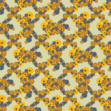 Soyut geometrik renkli seamless modeli daireler, arka plan ile