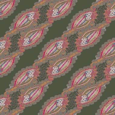 Soyut Dikişsiz renkli desen, vektör çizim