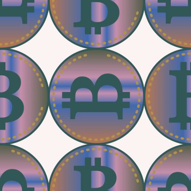 bitcoins parlak parlak pahalı sikkeleri ile Seamless modeli 