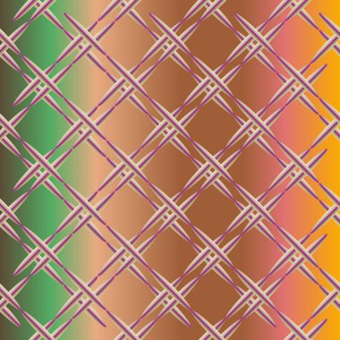 Metal ızgara Dikişsiz desen vektör çizim.