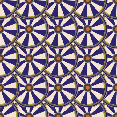 soyut geometrik renk desenli vektör çizimi