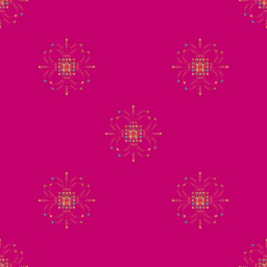 Vintage seamless modeli, vektör çizim 